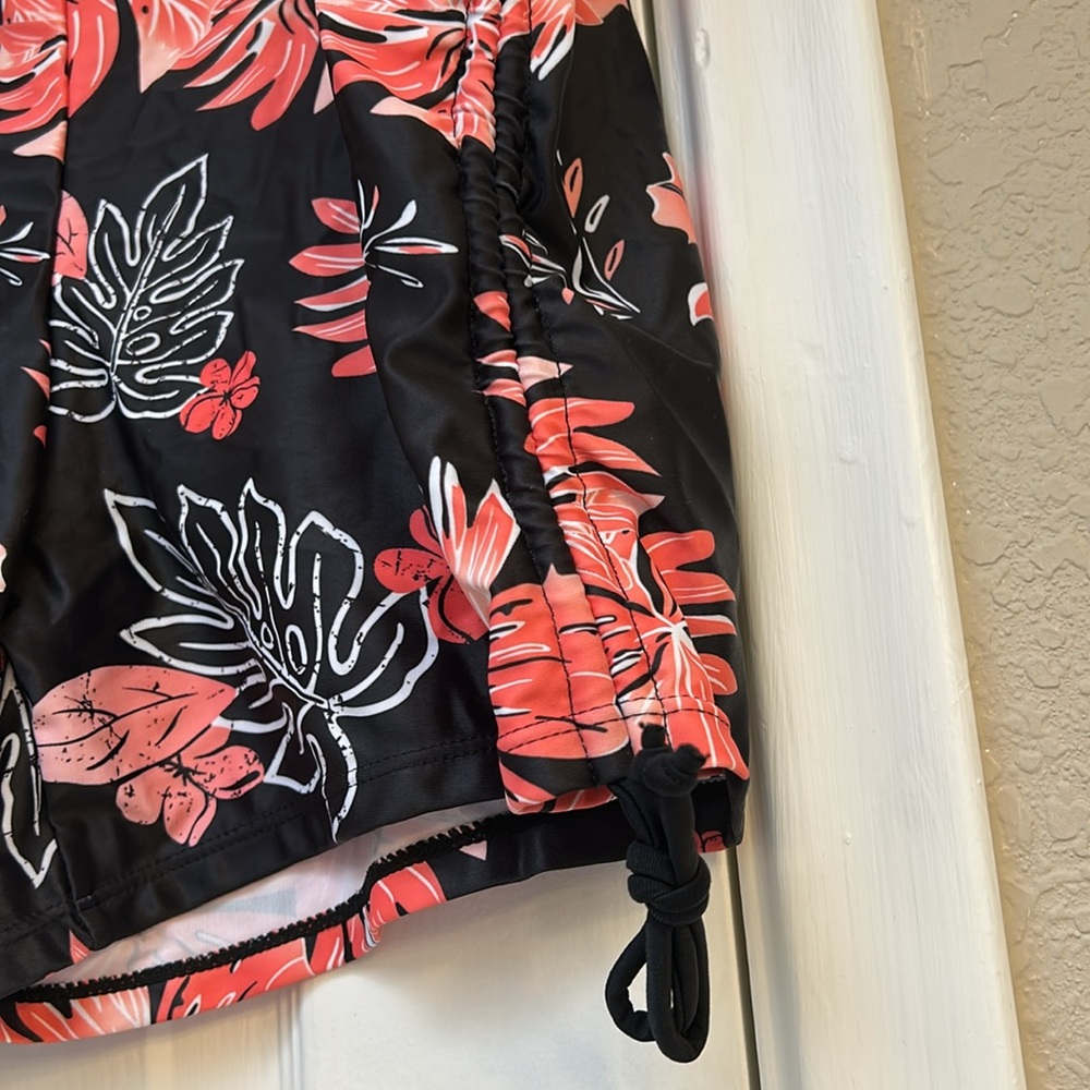 Hanna Nikole Womens Plus Size Tankini Top with Shorts Swimsuit-Size 24W NWT - Picture 8 of 15